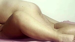 He thrusts deep missionary into hairy eager bbw milf's wet folds