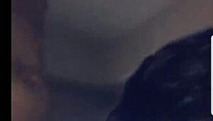 skky black babe sucks throbbing cock with sloppy deepthroat