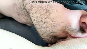 WOW! Close-Up Pussy Lick Fest Dripping Wet!