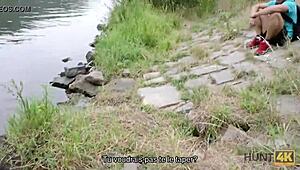 Hunt4k Sells Girlfriend for Cash to Old Man for Hidden Cam Fingering and Blowjob?