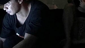 Novinha gostosa sentando pau namorado sexy latina big ass tanned roommate licks