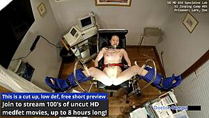 dr tampa siccos zoe lark in latex gloves and jeans backstage