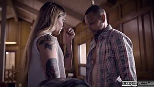 doctor turns lesbian patient into bbc deepthroat cock sucker