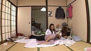 hey ren miyamura wakes him for some uncensored pussy pounding