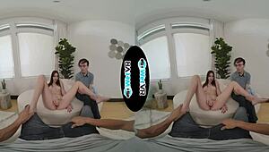 Melanie Marie Forces Boyfriend To Watch Her Ride Monster Cock Doggystyle