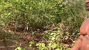 Bombadão rips clothes off muscular Brazilian bodybuilder's huge ass on country trail