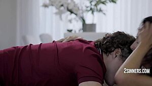 we're fucking deep and rough like true sinners in this brunette milf hardcore session