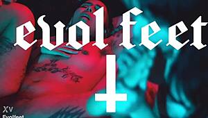 lesbian bbw latinas worship fat asses lick wet pussies scissor and suck toes poolside in barefoot orgy