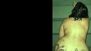 Gym stairs emergency fuck with busty Colombian stepmom in Medellin