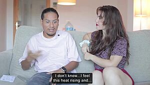 stepmom handles STEPSON's viagra accident with her expert mouth skills!!