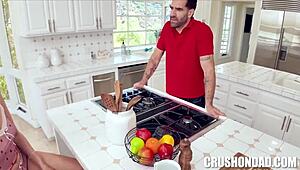 curious ukrainian virgin odessa first threesome with ken 😈💦