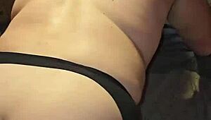 Stepmother Rips Clothes Off Revealing Big Tits New Thong Striptease