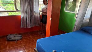 this is how i bend over for my step-nephew's tongue on my ass 😈 when hubby's gone!