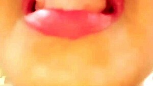 Indian beauty's wet shaved pussy gets face fucked and cum licked