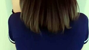 cosplay police asian babe's tight juicy pussy ripped open for dripping creampie doggystyle