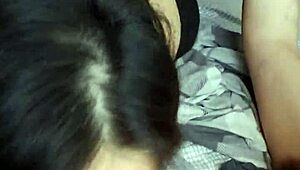 native american cutie slurps huge monster cock with big tits out