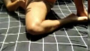 sexy naked babe flashin' on webcam in garage for christmas vibes with bad wolf28 😈🔥