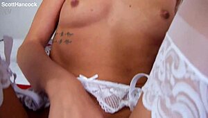 God, emma hix's sexy skinny petite blonde body in pov blowjob drives me wild ending in hot facial cumshot