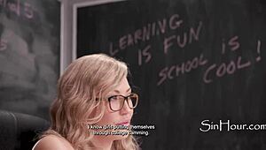 Victor Ray Pounds Adira Allure's Teacher Ass with Deepthroat ATM