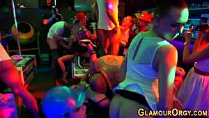 glamour babes finger suck and ride cocks at outdoor party