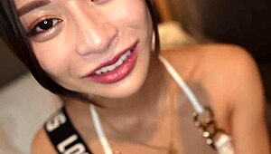 queen bee ca licks balls to tip slutty blowjob then rides creampie g cup paipan pussy