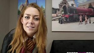kira fox as whoremione gets her huge tits fucked and fat body slammed in taboo slut scene.