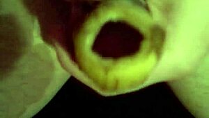 close-up retro banana masturbation fun from 2014