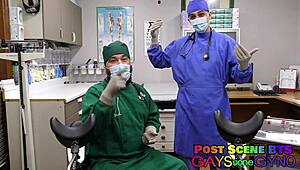 doctor tampa and doctor canada sterilize castrate patient in latex gloves