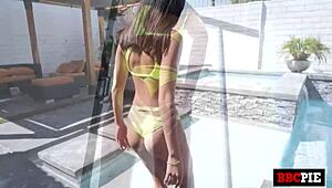 bbc invades petite latina slut's tight cunt stretching her wide open