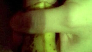 close-up retro banana masturbation fun from 2014