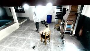 Neighbor asks wife for help ends up with blowjob and hard fuck