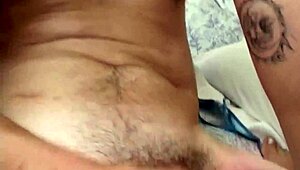 in my friend's room we start foreplay teasing her natural tits softly