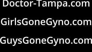 i'm doctor tampa humiliating ebony cheerleader solana spreading her pussy with speculum in latex gloves at hospital