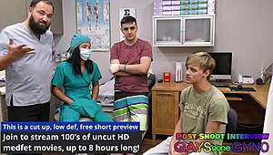 doctor tampa and doctor canada sterilize castrate patient in latex gloves