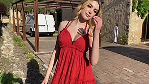 Paola's Lingerie Teases Big Tits Before Anal Pounding