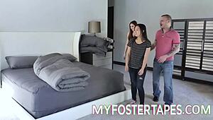 hey, you gotta see lillian stone and elle voneva get caught stealing then punished hard in foster tapes garage threesome