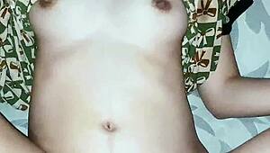 pregnant hijab maid helplessly serves master's bedroom lust