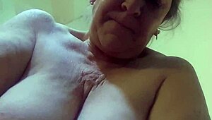 granny metallika rides cowgirl doggy after fingering to juicy cum