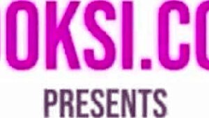 Naughty Asian brat FEN O SMILES teasing small tits to orgasm on bed