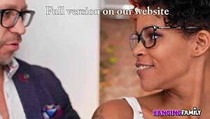 imagine banging that hot black milf housewife in kitchen while hubby's clueless