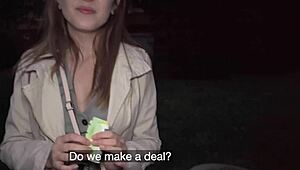 Public Agent Sneaks Inside Young Russian Next to Mommy's Door for Secret Pound