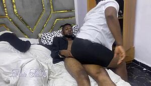 Sneaky Bedroom Sex With Chubby Ebony Student Girlfriend