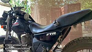 man straps rocketman toy to bike and explodes in public orgasm shaking wildly