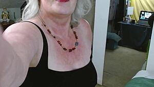 that huge titted hairy mature dawnskye1962 fingers her wet caribbean beaver for her dominican lover