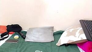 my ebony roommate's juicy pussy squirts wildly from domination fingering outdoors