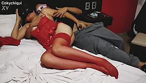 Hey cuckold, watch me get groped by this stud?