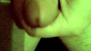 close-up retro banana masturbation fun from 2014