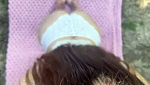 Piknik u šumi postaje 18+ kreampie nabijanje na otvorenom sa orgazmom?!