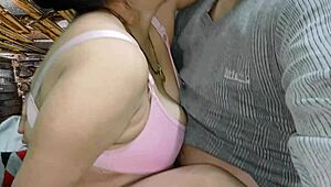 muscular asian mommy bent over doggystyle anal creampie in wet forest night