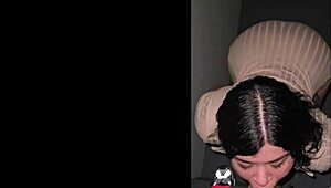 Gym stairs emergency fuck with busty Colombian stepmom in Medellin